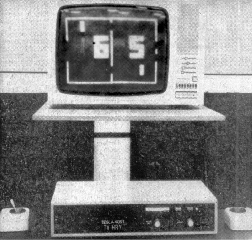 Hra na výstavě v květnu 1977 (zdroj: Technický týdeník 24/1977, str. 6)